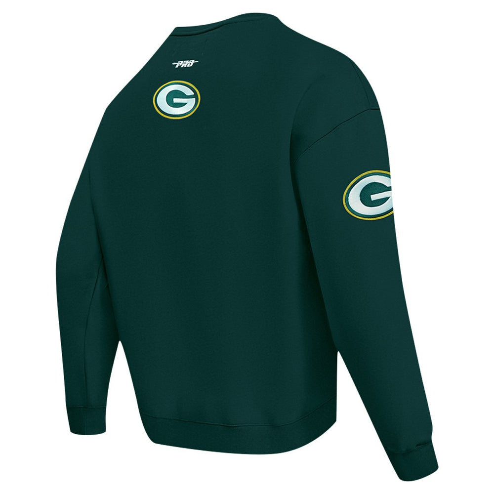 Green Bay Packers Pro Standard Turn It Up Drop Shoulder Pullover Sweatshirt | NFL Discount