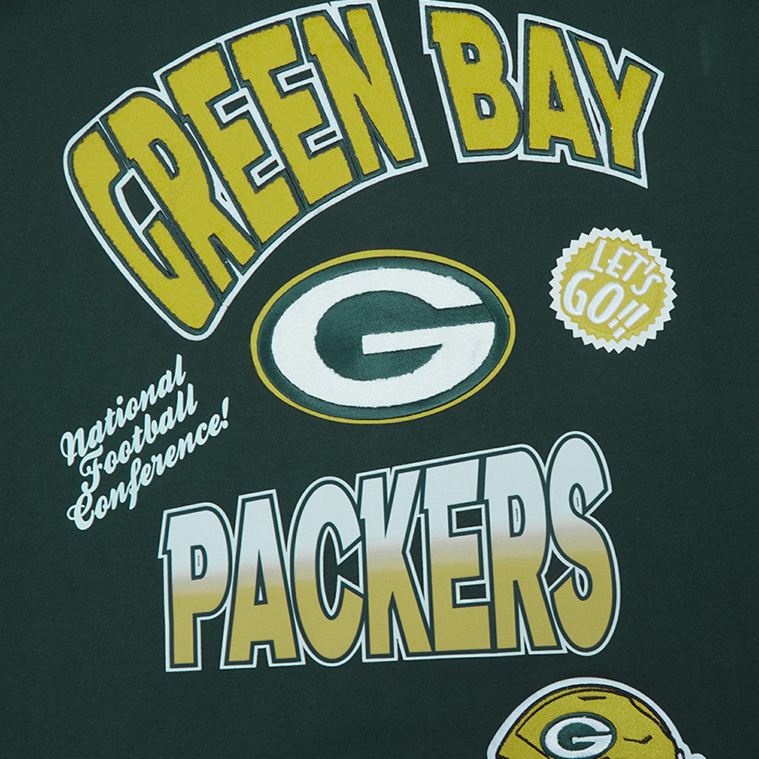 Green Bay Packers Pro Standard Turn It Up Drop Shoulder Pullover Sweatshirt | NFL Discount
