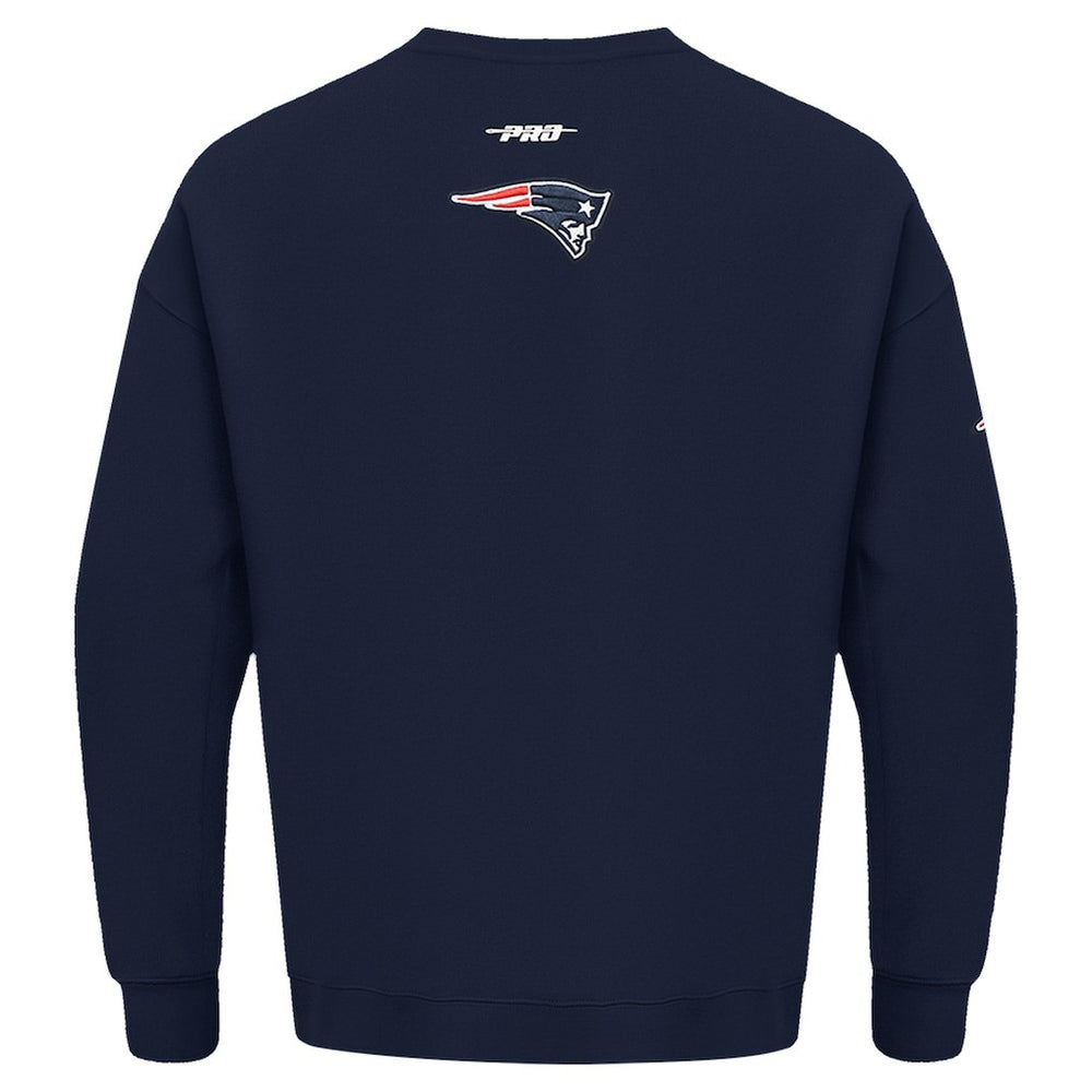 New England Patriots Pro Standard Turn It Up Drop Shoulder Pullover Sweatshirt | NFL Online
