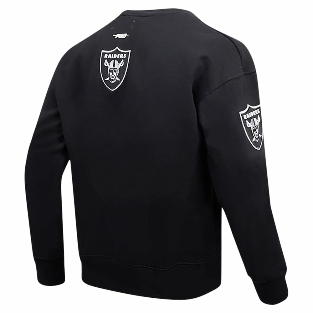 Las Vegas Raiders Pro Standard Turn It Up Drop Shoulder Pullover Sweatshirt | NFL Outlet