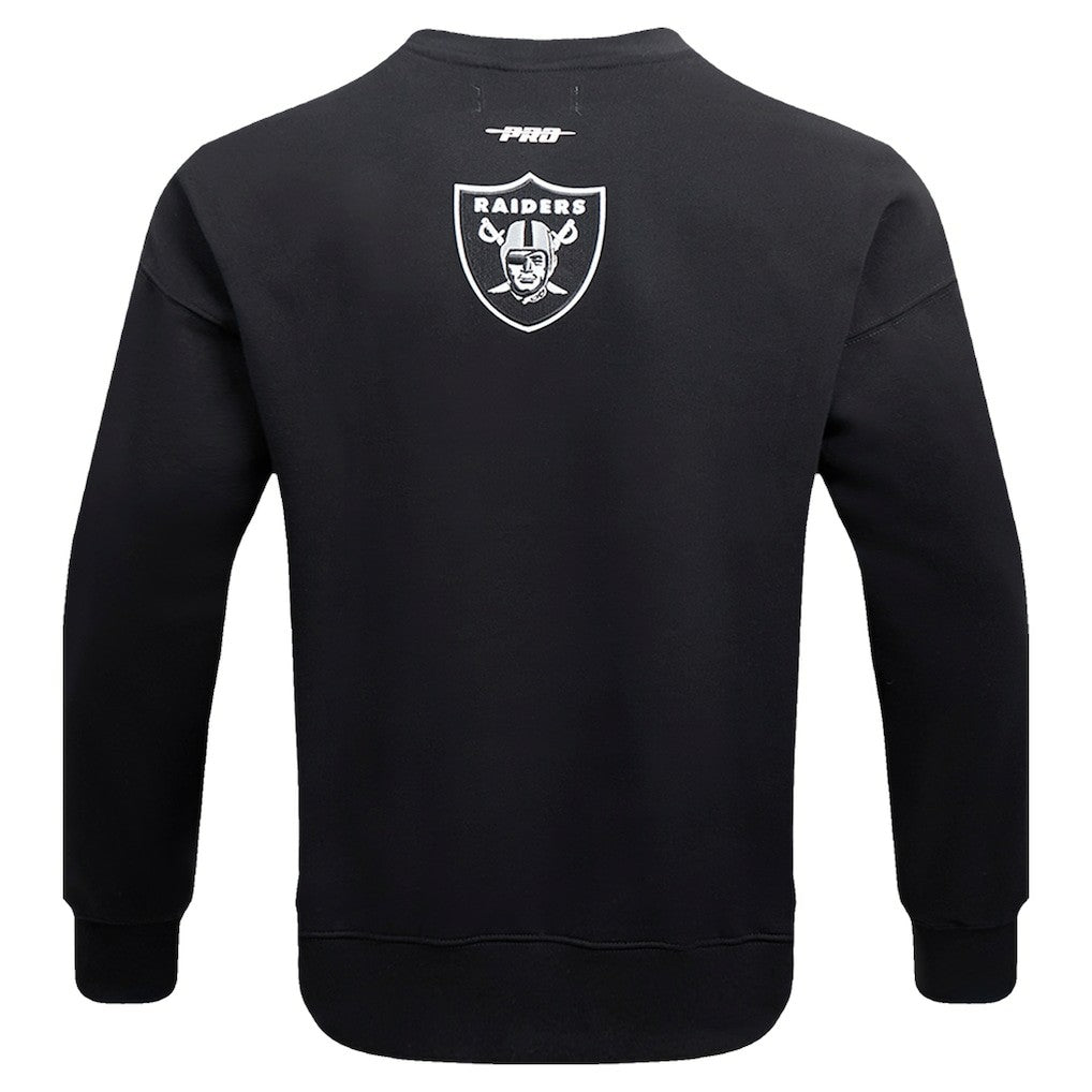 Las Vegas Raiders Pro Standard Turn It Up Drop Shoulder Pullover Sweatshirt | NFL Outlet