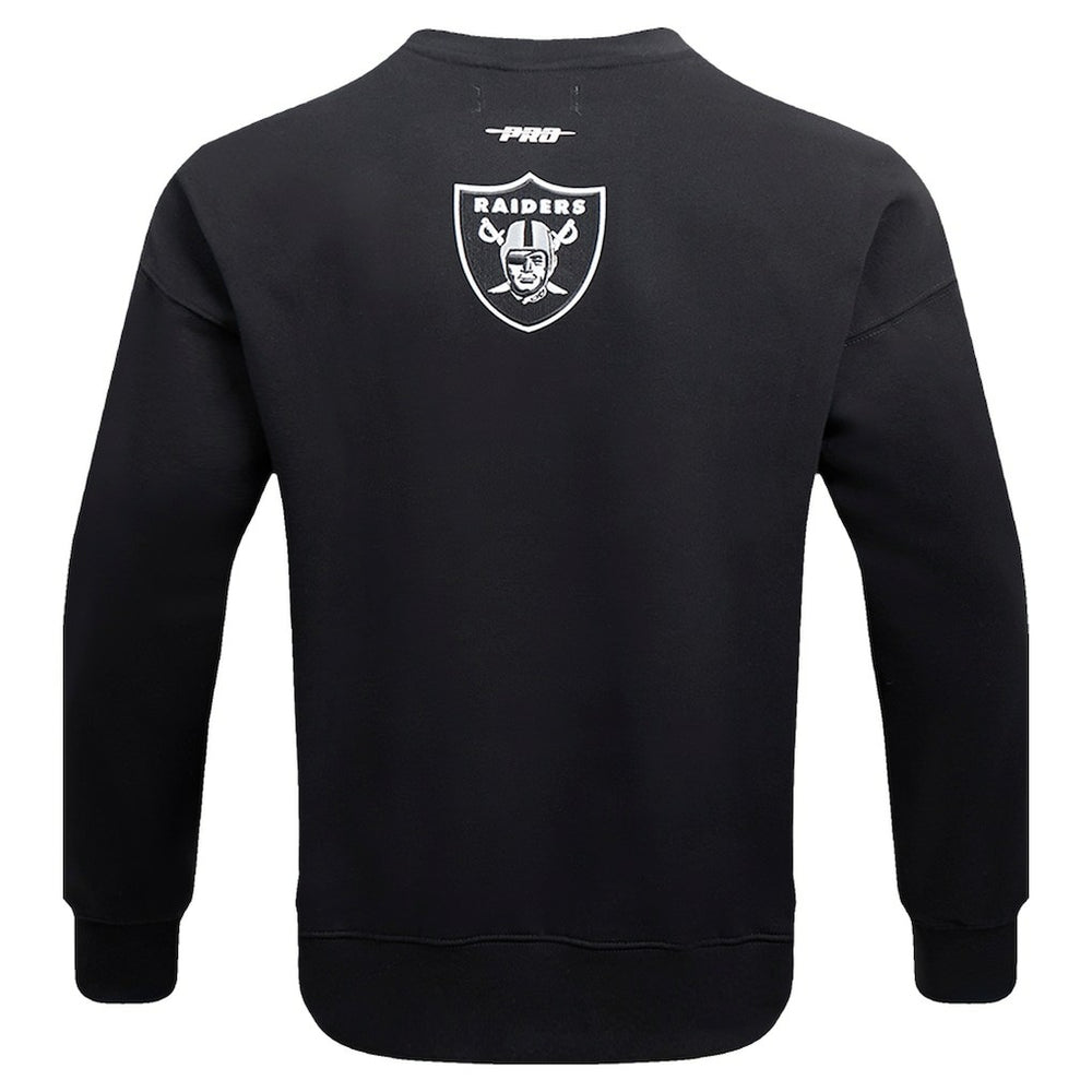 Las Vegas Raiders Pro Standard Turn It Up Drop Shoulder Pullover Sweatshirt | NFL Outlet