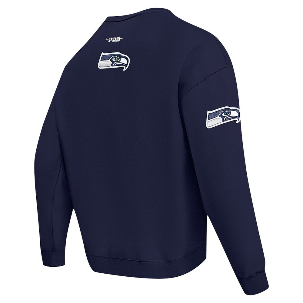 Seattle Seahawks Pro Standard Turn It Up Drop Shoulder Pullover Sweatshirt | NFL Outlet