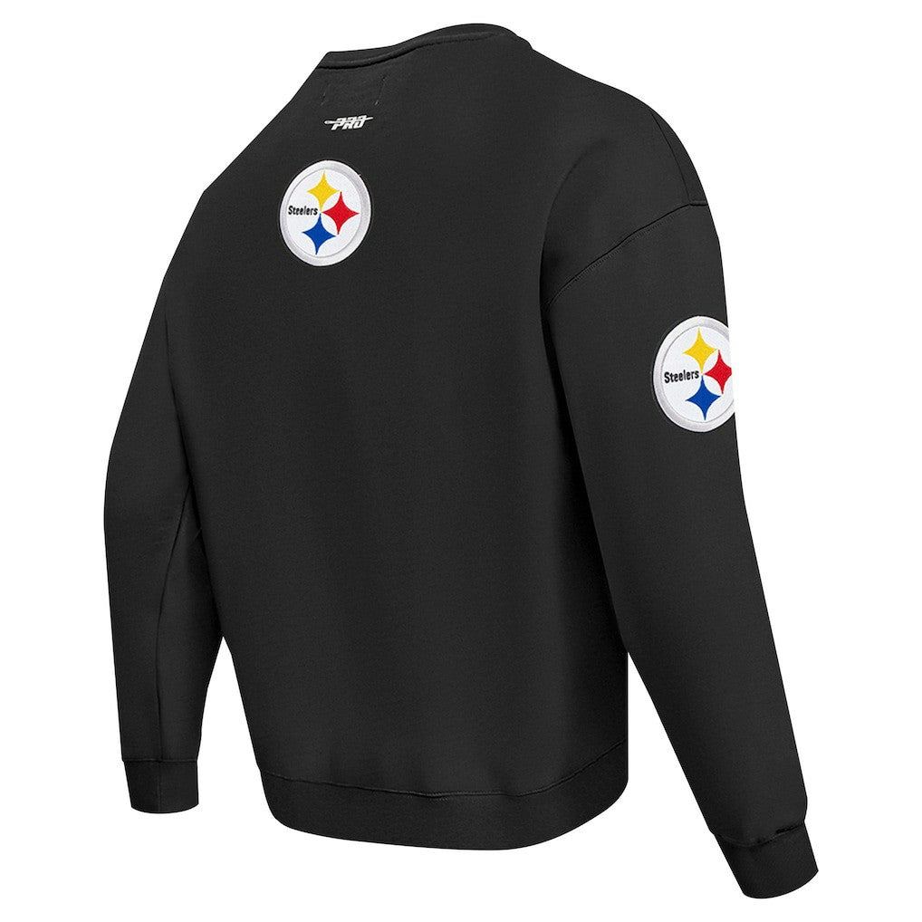 Pittsburgh Steelers Pro Standard Turn It Up Drop Shoulder Pullover Sweatshirt | NFL Online