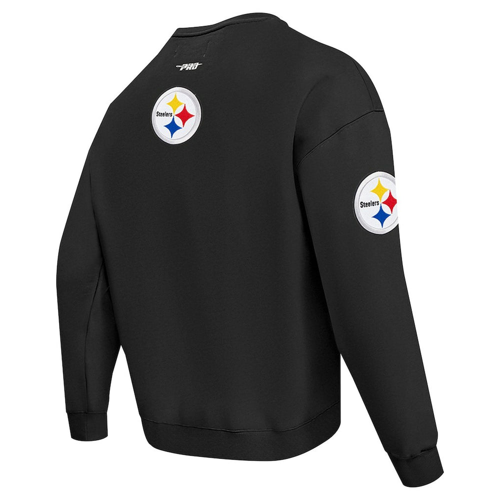 Pittsburgh Steelers Pro Standard Turn It Up Drop Shoulder Pullover Sweatshirt | NFL Online