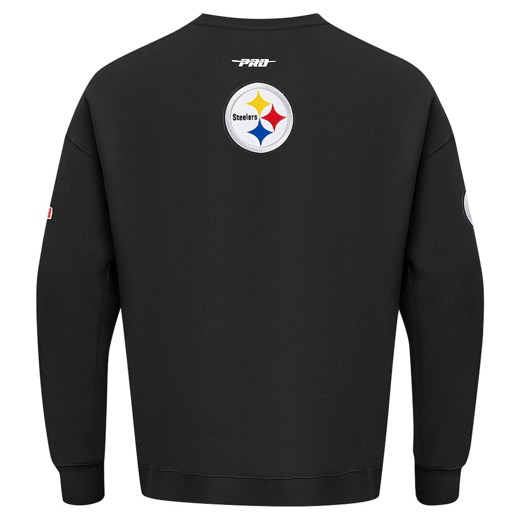 Pittsburgh Steelers Pro Standard Turn It Up Drop Shoulder Pullover Sweatshirt | NFL Online