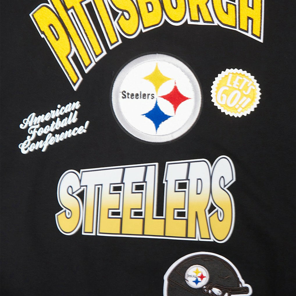 Pittsburgh Steelers Pro Standard Turn It Up Drop Shoulder Pullover Sweatshirt | NFL Online