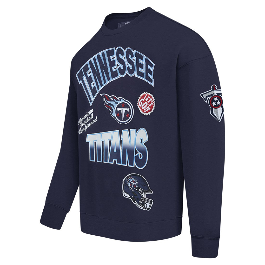 Tennessee Titans Pro Standard Turn It Up Drop Shoulder Pullover Sweatshirt | NFL On sale
