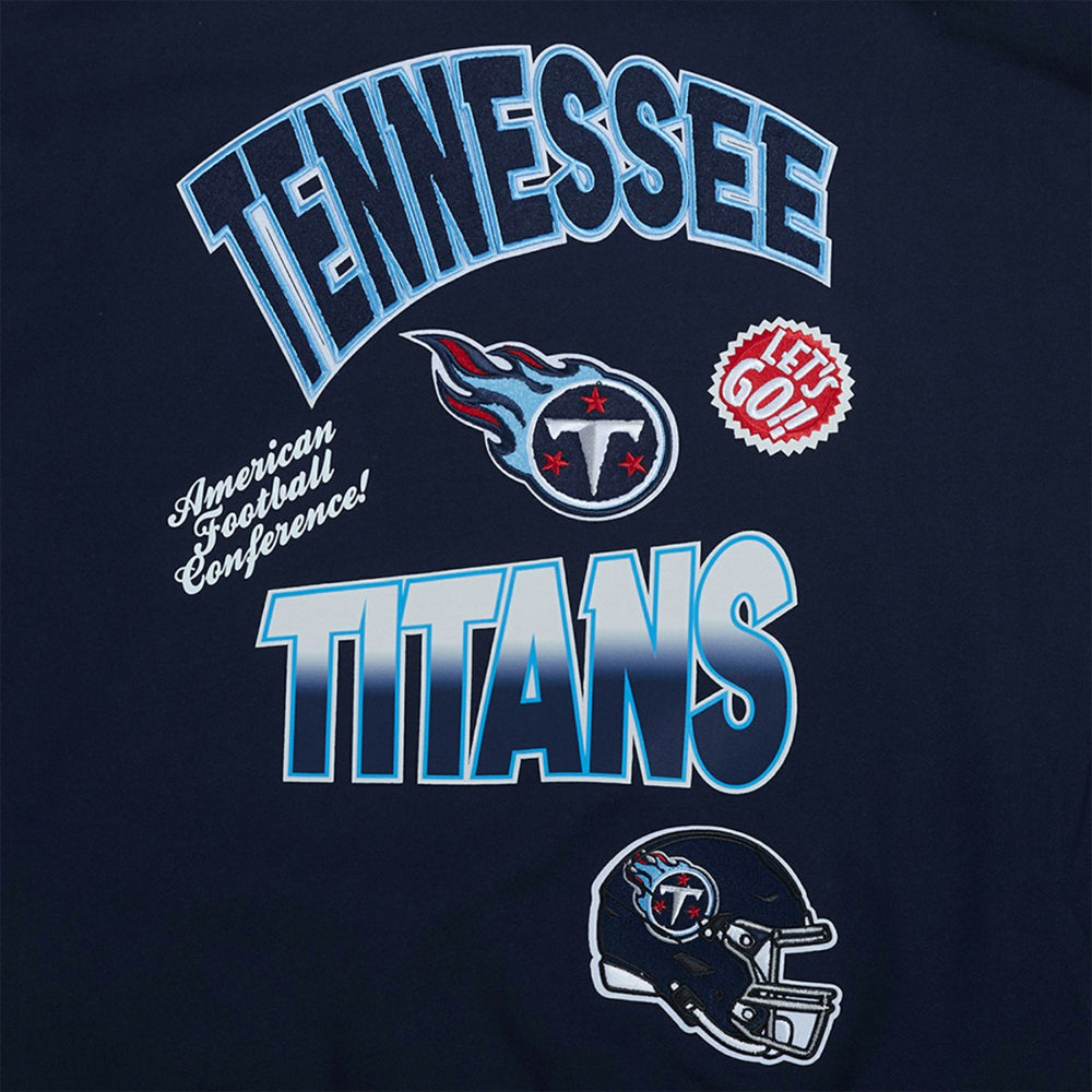 Tennessee Titans Pro Standard Turn It Up Drop Shoulder Pullover Sweatshirt | NFL On sale