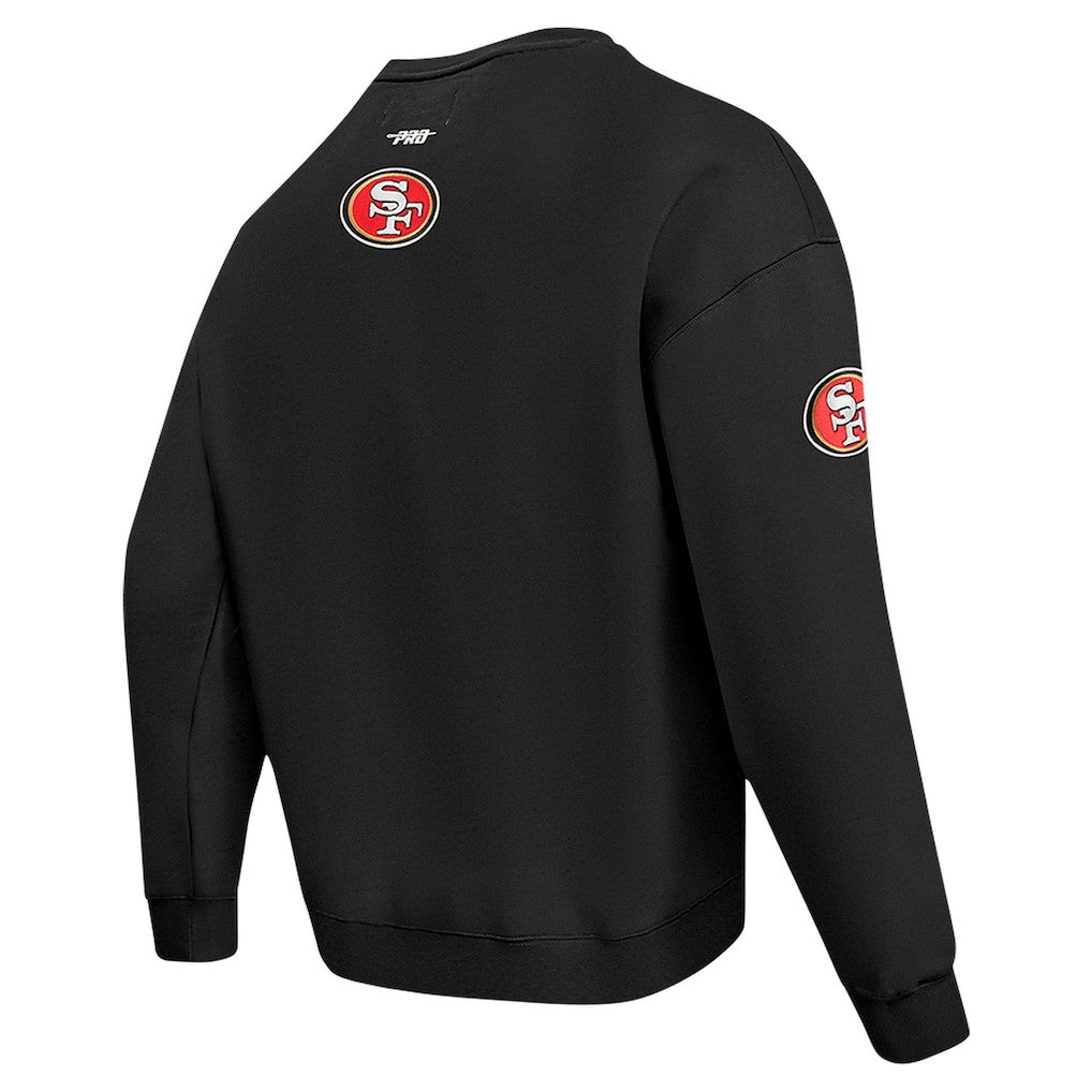 San Francisco 49ers Pro Standard Turn It Up Drop Shoulder Pullover Sweatshirt | NFL US