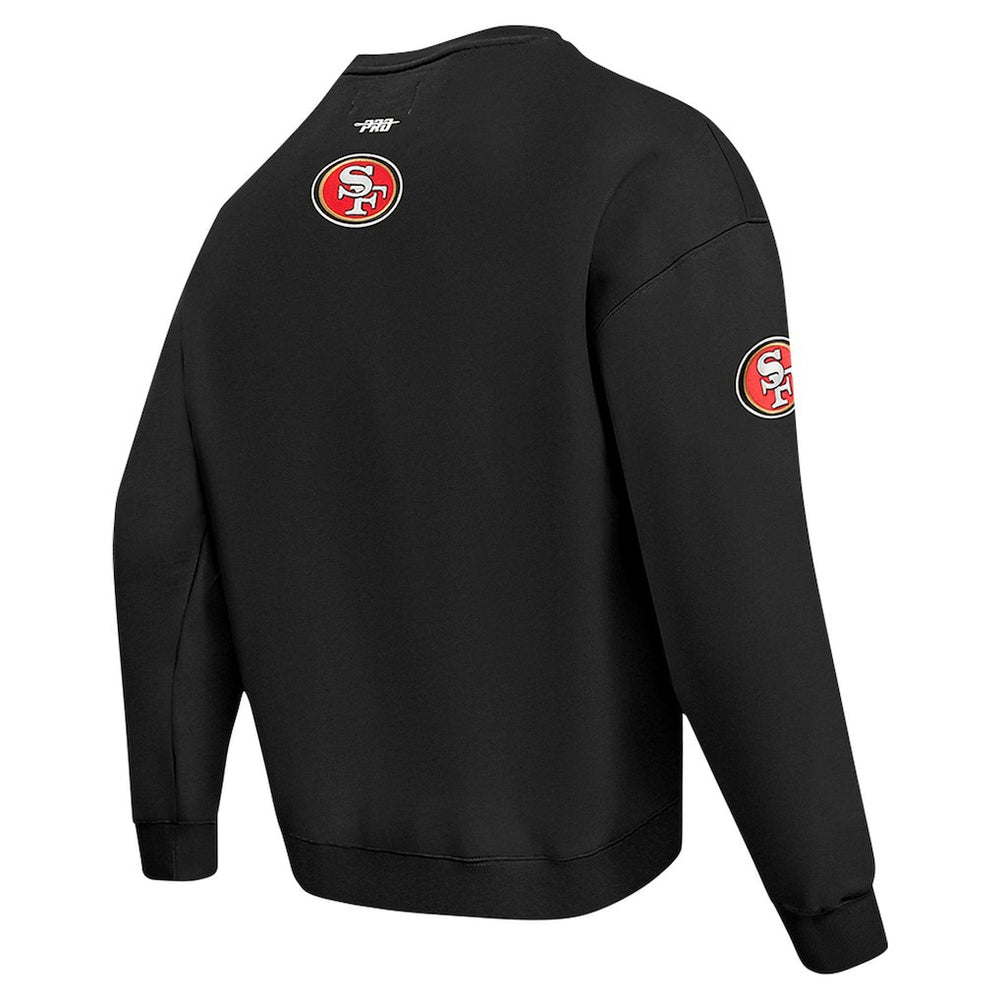 San Francisco 49ers Pro Standard Turn It Up Drop Shoulder Pullover Sweatshirt | NFL US