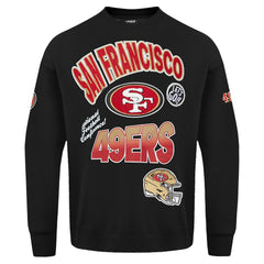 San Francisco 49ers Pro Standard Turn It Up Drop Shoulder Pullover Sweatshirt | NFL US