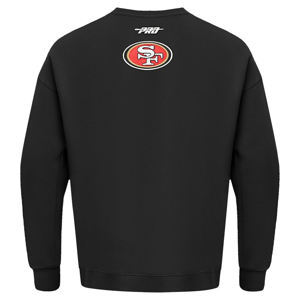 San Francisco 49ers Pro Standard Turn It Up Drop Shoulder Pullover Sweatshirt | NFL US
