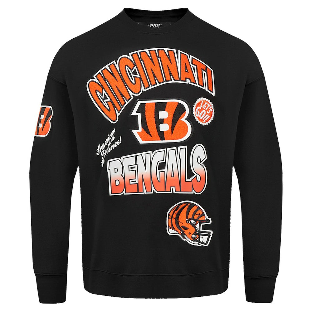 Cincinnati Bengals Pro Standard Turn It Up Drop Shoulder Pullover Sweatshirt | NFL US