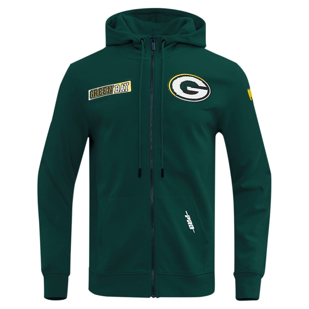 Green Bay Packers Pro Standard Split Logo Double Knit Full-Zip Hoodie | NFL On sale