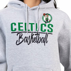 Heather Gray Boston Celtics G-III 4Her by Carl Banks Women's Graphics Fleece Pullover Hoodie | NBA