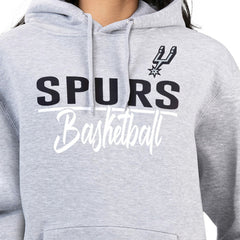 Heather Gray San Antonio Spurs G-III 4Her by Carl Banks Women's Graphics Fleece Pullover Hoodie | NBA
