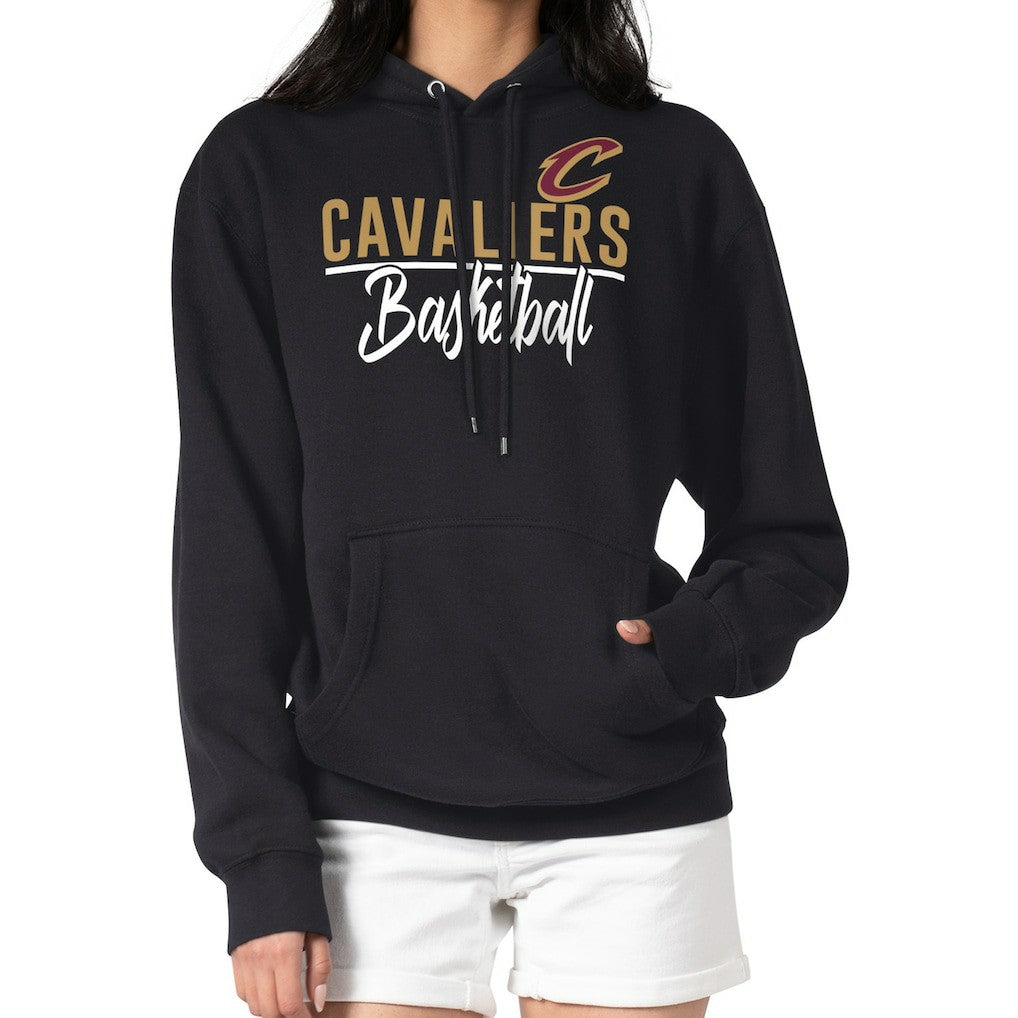 Black Cleveland Cavaliers G-III 4Her by Carl Banks Women's Graphics Fleece Pullover Hoodie sale | NBA