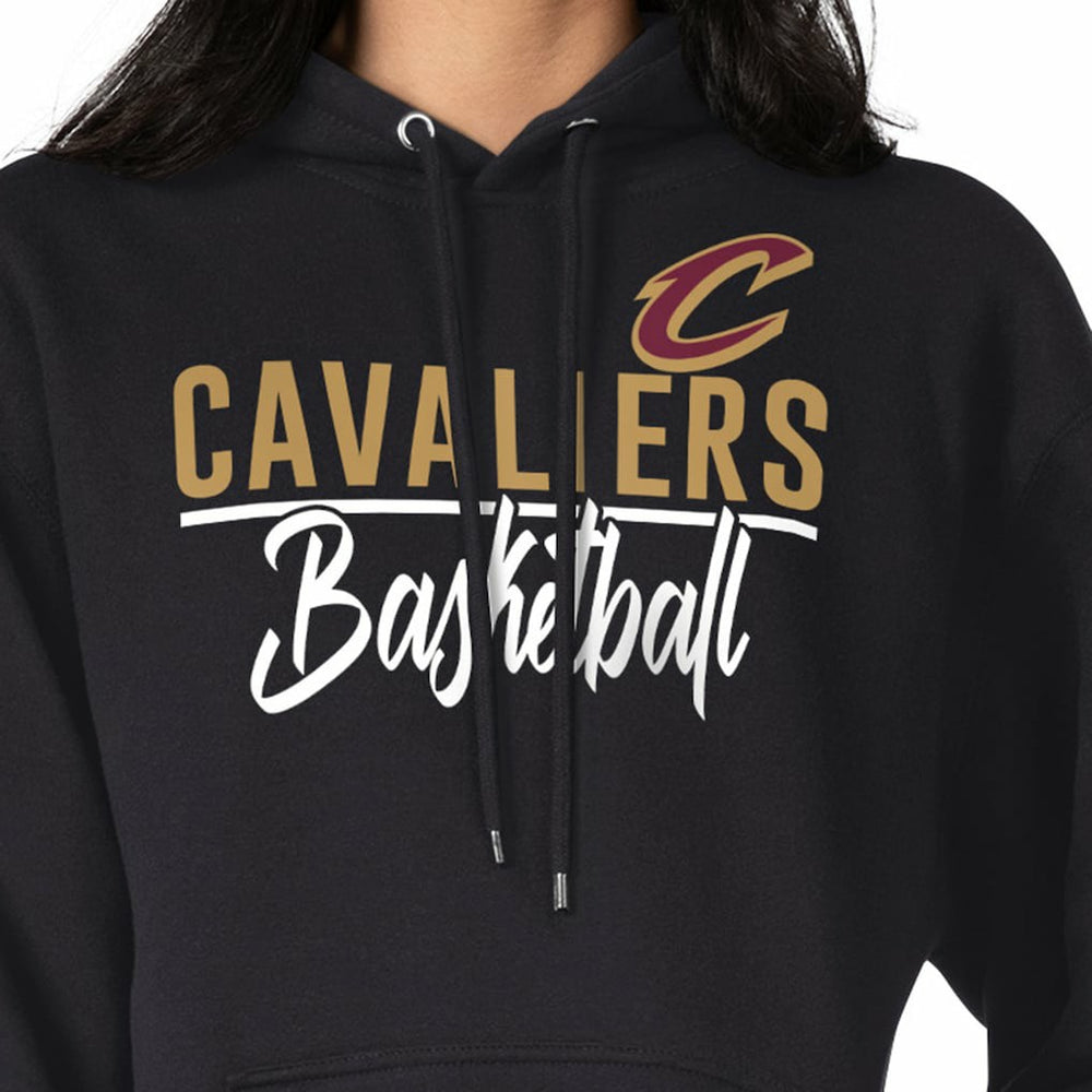 Black Cleveland Cavaliers G-III 4Her by Carl Banks Women's Graphics Fleece Pullover Hoodie sale | NBA