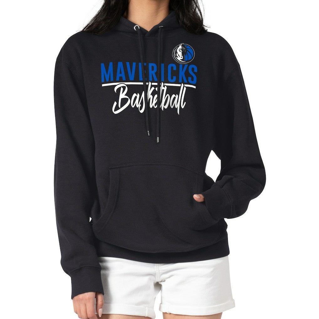 Black Dallas Mavericks G-III 4Her by Carl Banks Women's Graphics Fleece Pullover Hoodie sale | NBA