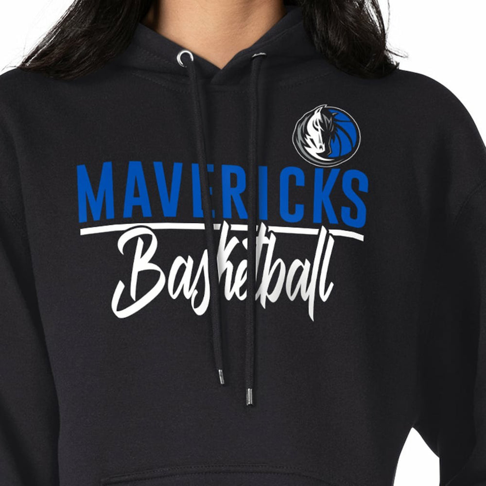Black Dallas Mavericks G-III 4Her by Carl Banks Women's Graphics Fleece Pullover Hoodie sale | NBA