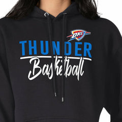 Black Oklahoma City Thunder G-III 4Her by Carl Banks Women's Graphics Fleece Pullover Hoodie | NBA