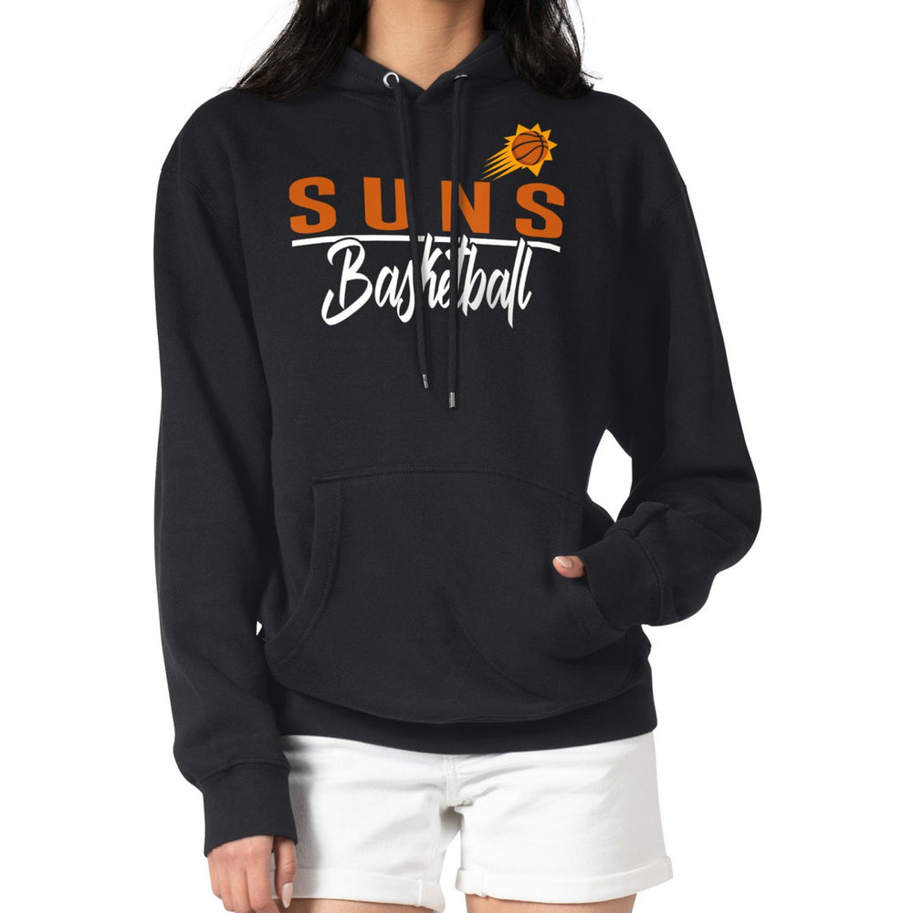 Black Phoenix Suns G-III 4Her by Carl Banks Women's Graphics Fleece Pullover Hoodie | NBA