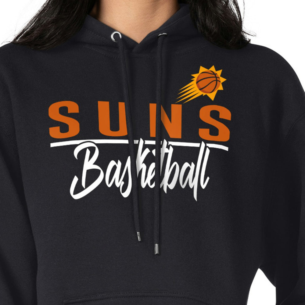 Black Phoenix Suns G-III 4Her by Carl Banks Women's Graphics Fleece Pullover Hoodie | NBA