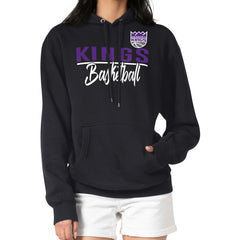 Black Sacramento Kings G-III 4Her by Carl Banks Women's Graphics Fleece Pullover Hoodie | NBA
