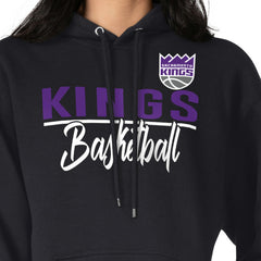 Black Sacramento Kings G-III 4Her by Carl Banks Women's Graphics Fleece Pullover Hoodie | NBA