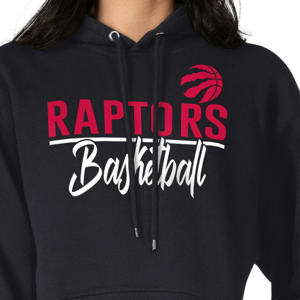 Black Toronto Raptors G-III 4Her by Carl Banks Women's Graphics Fleece Pullover Hoodie | NBA