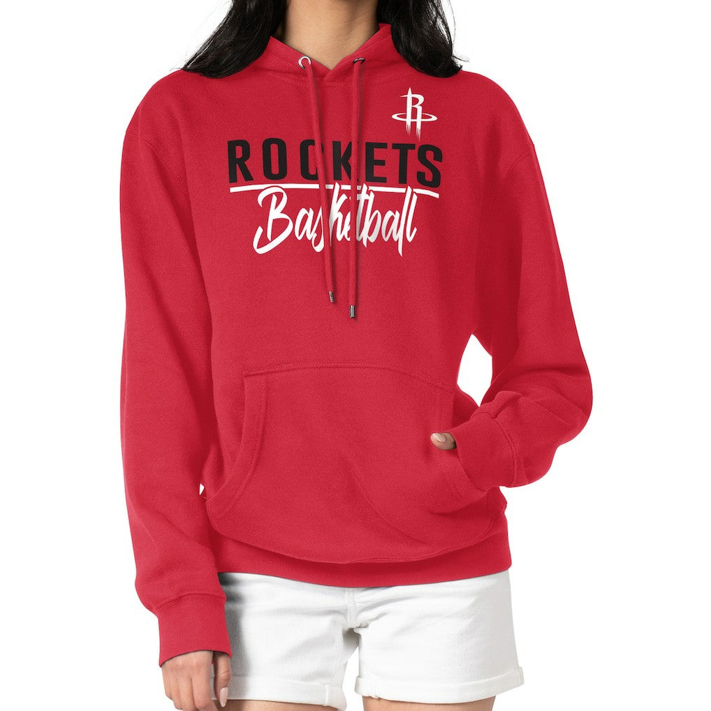 Red Houston Rockets G-III 4Her by Carl Banks Women's Graphics Fleece Pullover Hoodie sale | NBA