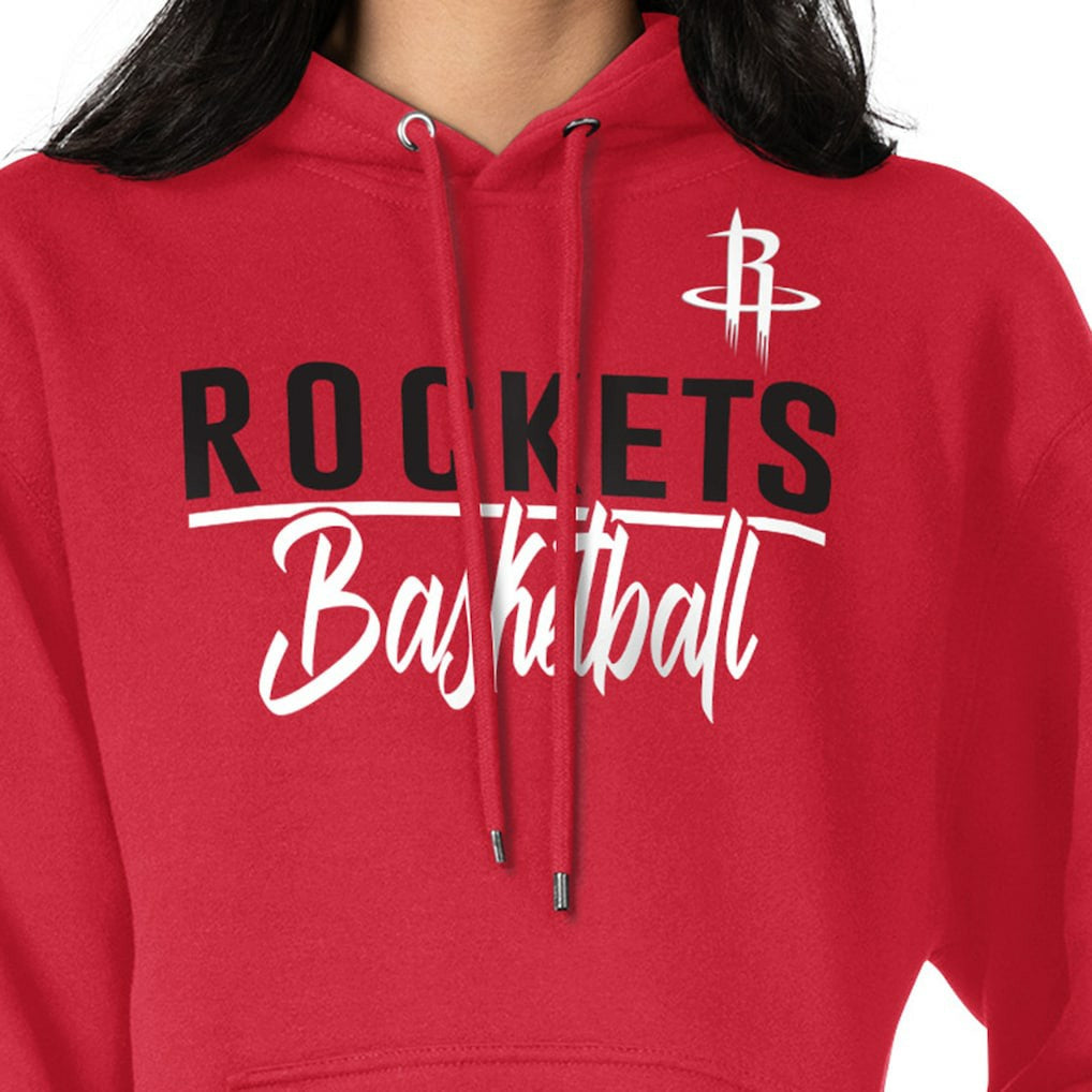 Red Houston Rockets G-III 4Her by Carl Banks Women's Graphics Fleece Pullover Hoodie sale | NBA