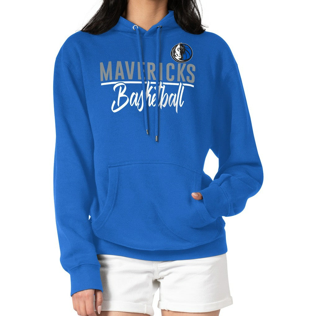Blue Dallas Mavericks G-III 4Her by Carl Banks Women's Graphics Fleece Pullover Hoodie sale | NBA