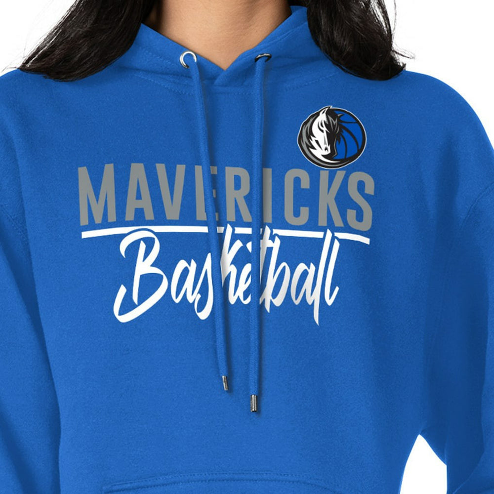 Blue Dallas Mavericks G-III 4Her by Carl Banks Women's Graphics Fleece Pullover Hoodie sale | NBA