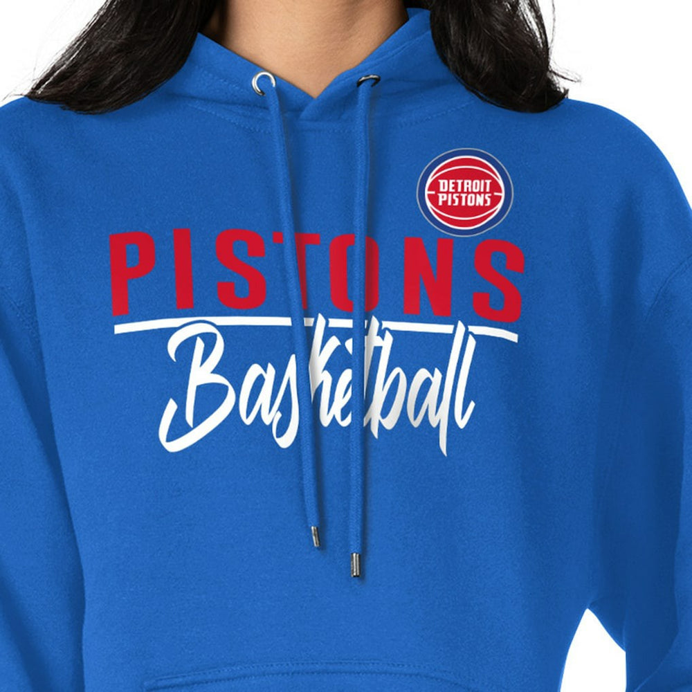 Blue Detroit Pistons G-III 4Her by Carl Banks Women's Graphics Fleece Pullover Hoodie sale | NBA