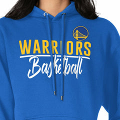 Royal Golden State Warriors G-III 4Her by Carl Banks Women's Graphics Fleece Pullover Hoodie sale | NBA