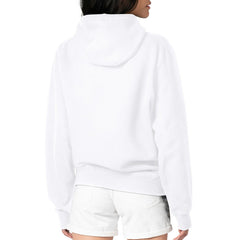 White New York Knicks G-III 4Her by Carl Banks Women's Graphics Fleece Pullover Hoodie | NBA