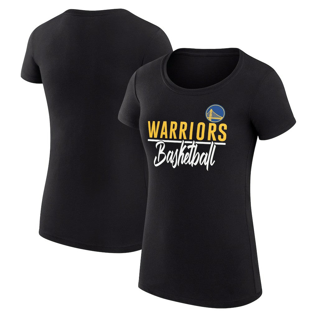 Black Golden State Warriors G-III 4Her by Carl Banks Women's Super-Slim Fit Lightweight Team Sport V-Neck T-Shirt sale | NBA