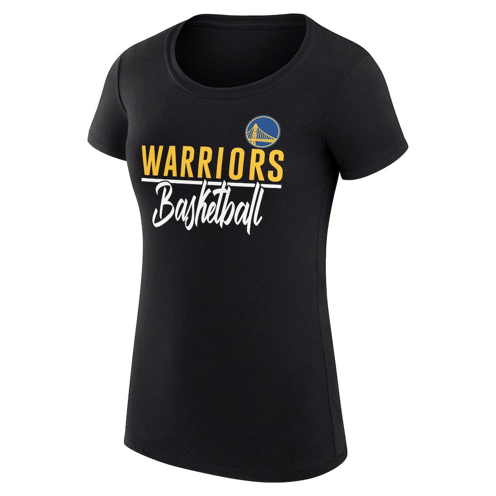 Black Golden State Warriors G-III 4Her by Carl Banks Women's Super-Slim Fit Lightweight Team Sport V-Neck T-Shirt sale | NBA