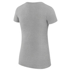 Heather Gray Boston Celtics G-III 4Her by Carl Banks Women's Super-Slim Fit Lightweight Team Sport V-Neck T-Shirt | NBA
