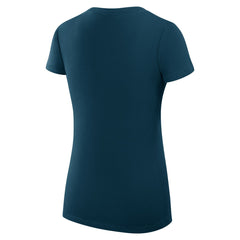 Navy Oklahoma City Thunder G-III 4Her by Carl Banks Women's Super-Slim Fit Lightweight Team Sport V-Neck T-Shirt | NBA
