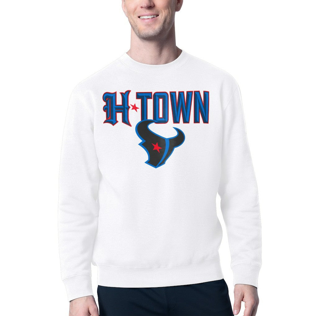 Houston Texans Starter H-Town Graphic Fleece Pullover Sweatshirt | NFL US