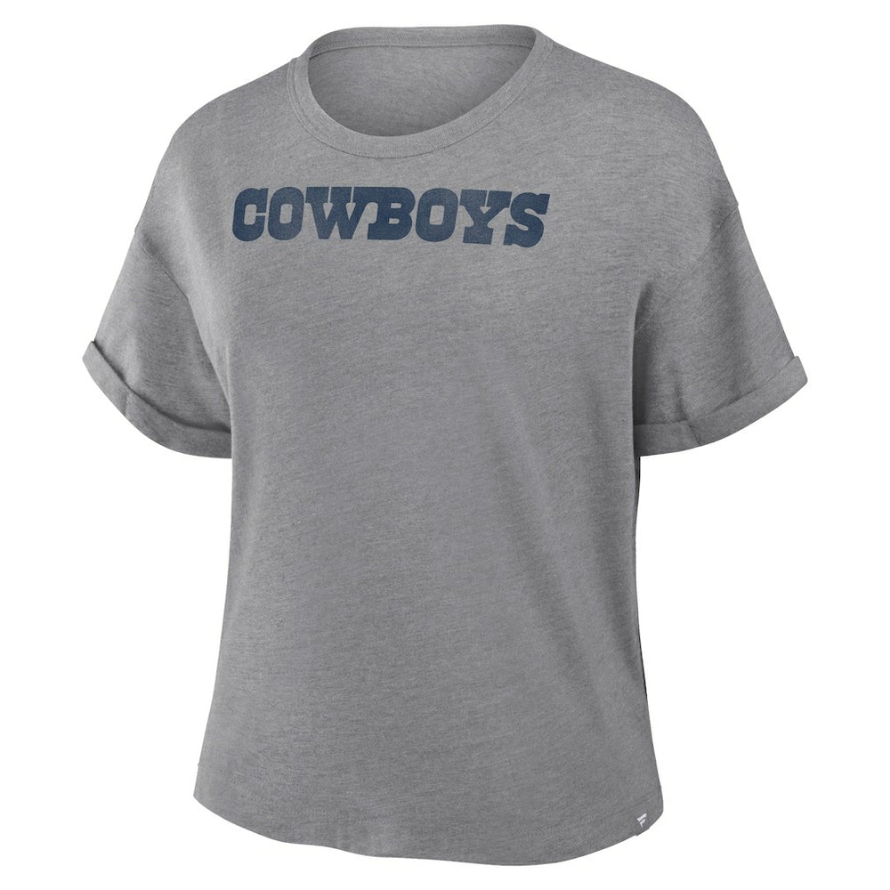 Dallas Cowboys Women's Swing Pass Tri-Blend Boxy T-Shirt | NFL Near me