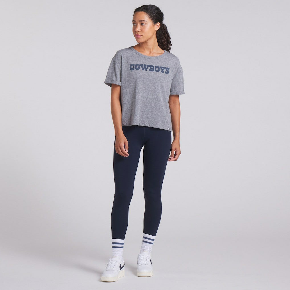 Dallas Cowboys Women's Swing Pass Tri-Blend Boxy T-Shirt | NFL Near me