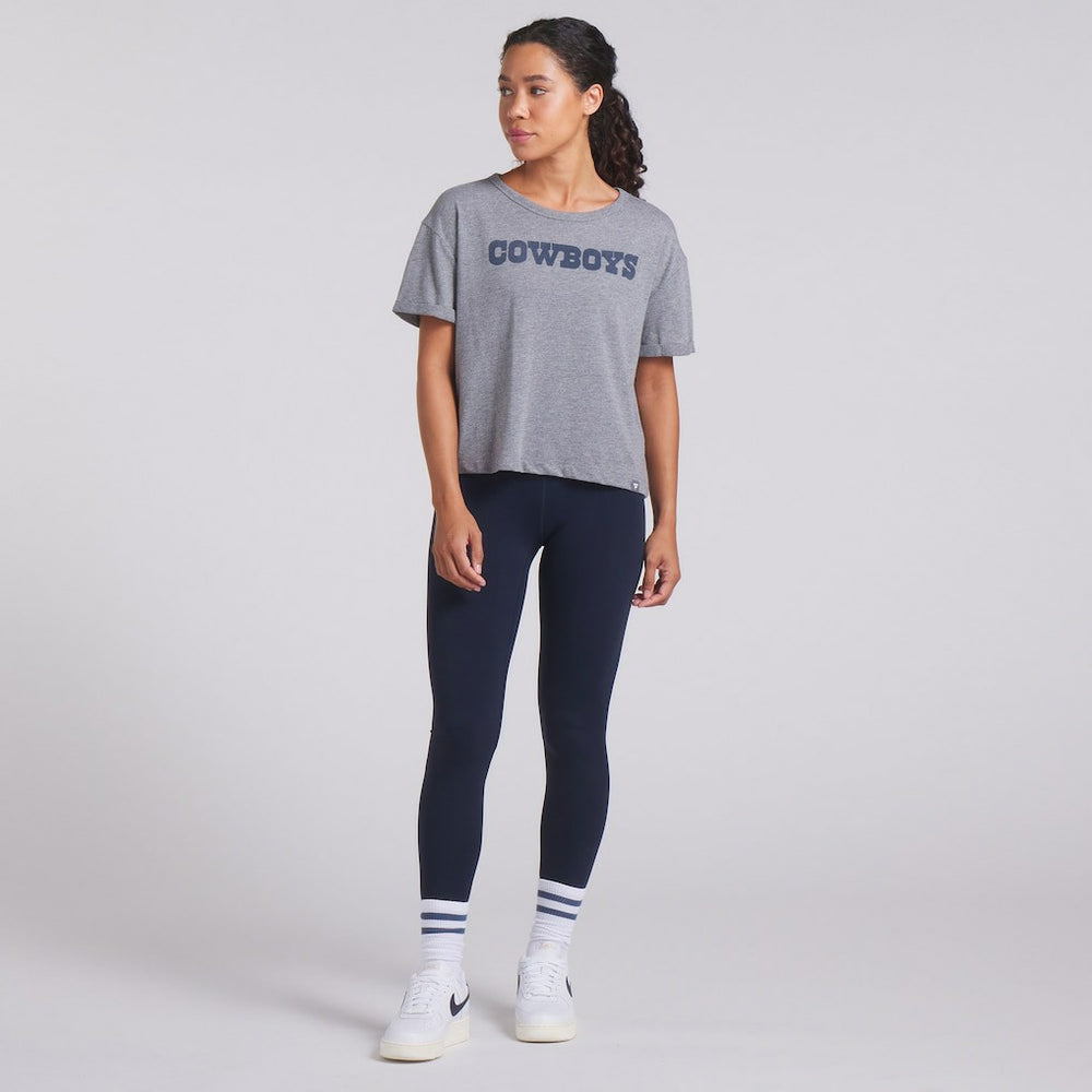 Dallas Cowboys Women's Swing Pass Tri-Blend Boxy T-Shirt | NFL Near me