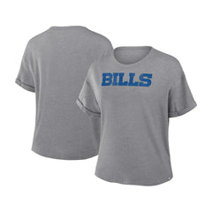Buffalo Bills Women's Swing Pass Tri-Blend Boxy T-Shirt | NFL Outlet