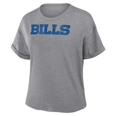 Buffalo Bills Women's Swing Pass Tri-Blend Boxy T-Shirt | NFL Outlet