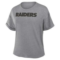 Las Vegas Raiders Women's Swing Pass Tri-Blend Boxy T-Shirt | NFL Near me