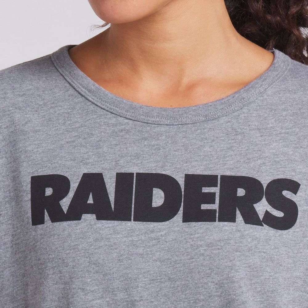 Las Vegas Raiders Women's Swing Pass Tri-Blend Boxy T-Shirt | NFL Near me